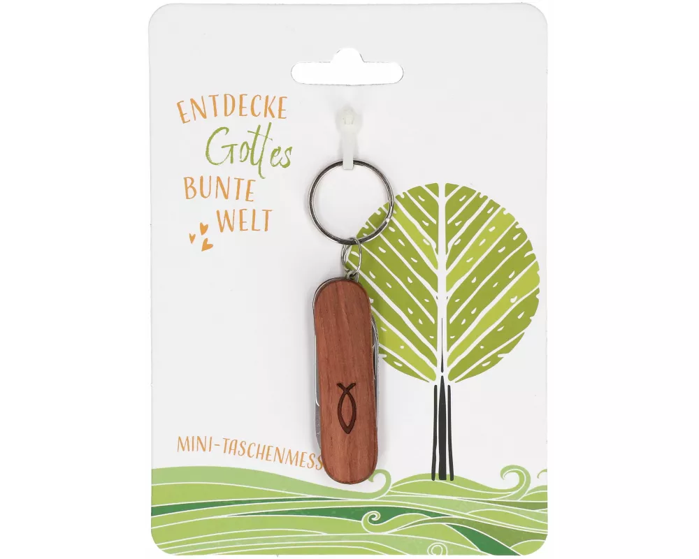 Entdecke Gottes bunte Welt. Mini-Taschenmesser