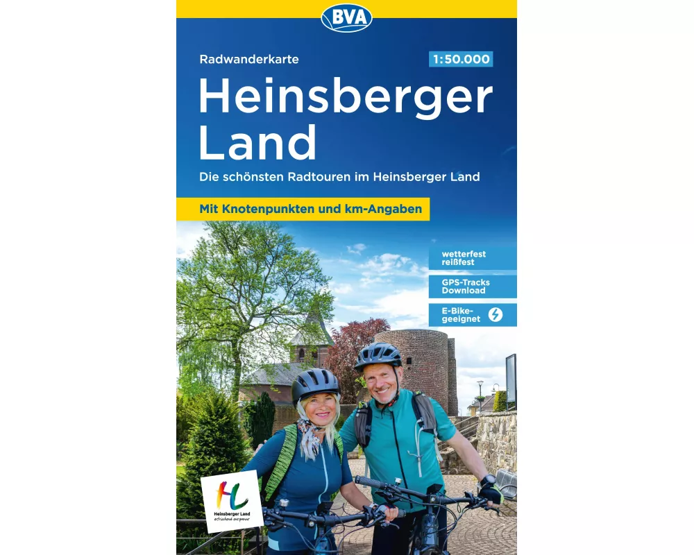 BVA Radwanderkarte Heinsberger Land mit Knotenpunkten 1:50.000