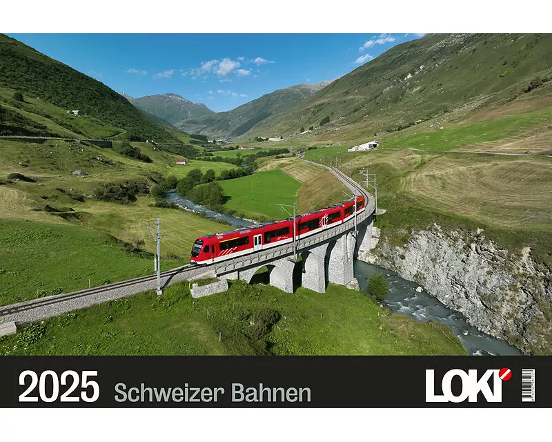 LOKI Kalender Schweizer Bahnen 2025