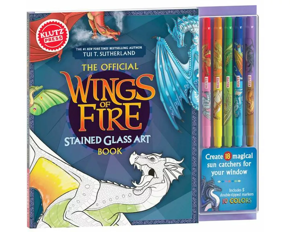 Wings of Fire Stained Glass Art Book
