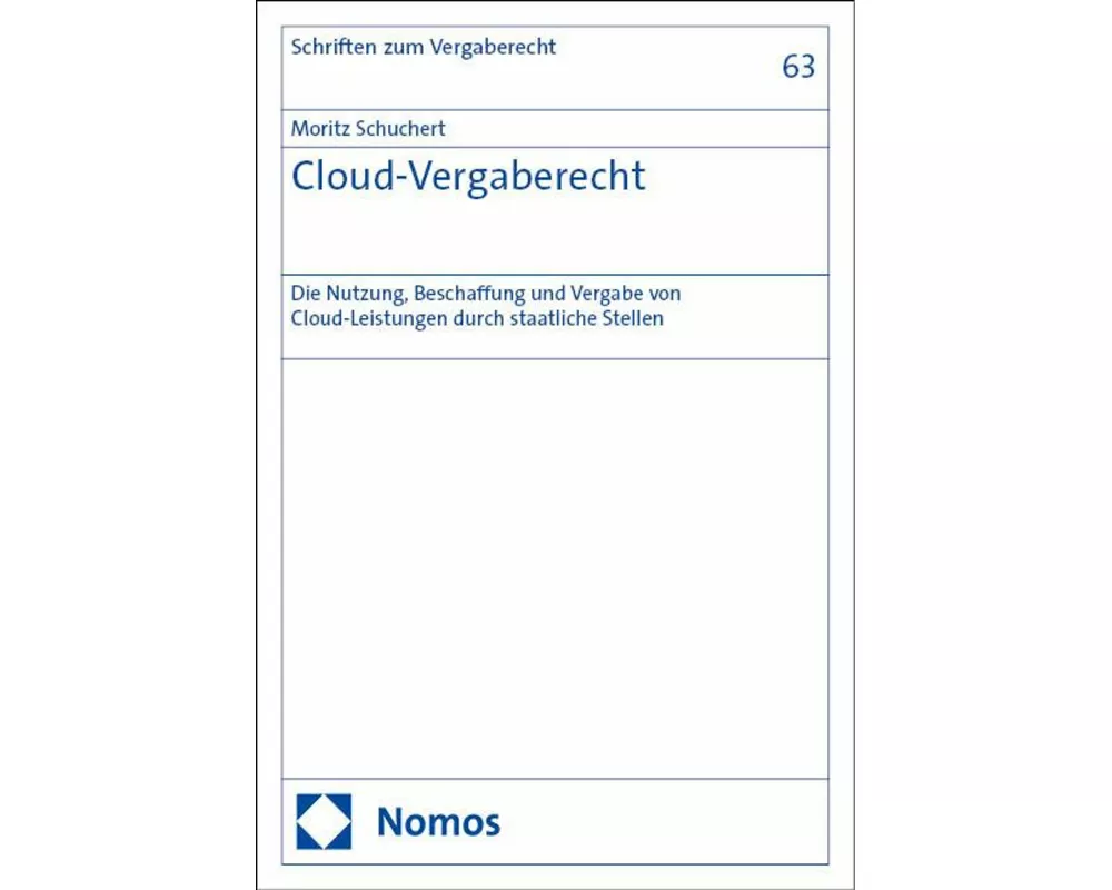 Cloud-Vergaberecht