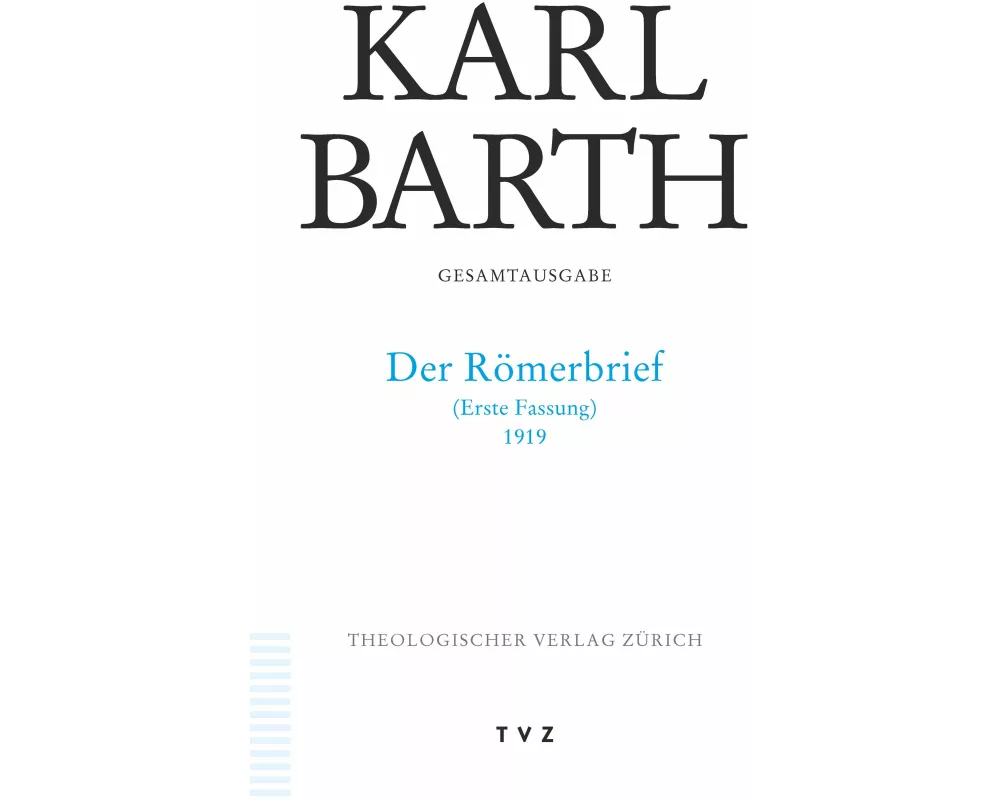 Karl Barth Gesamtausgabe 16