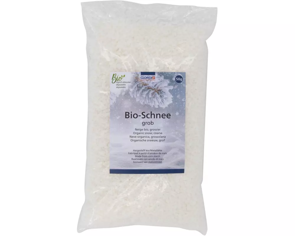 Glorex Bastelset Schneeflocken 50g, grob
