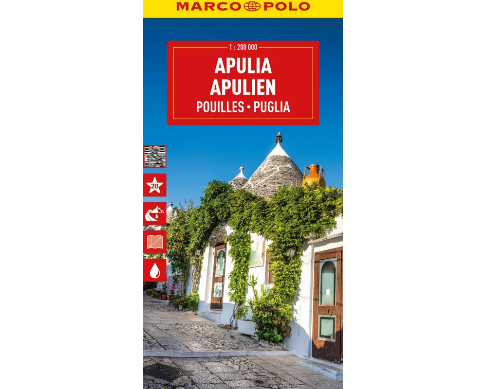 MARCO POLO Reisekarte Italien 11 Apulien 1:200.000