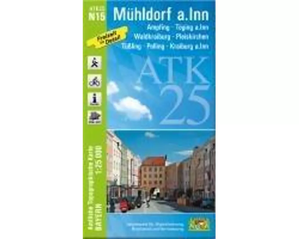 ATK25-N15 Mühldorf a.Inn (Amtliche Topographische Karte 1:25000)