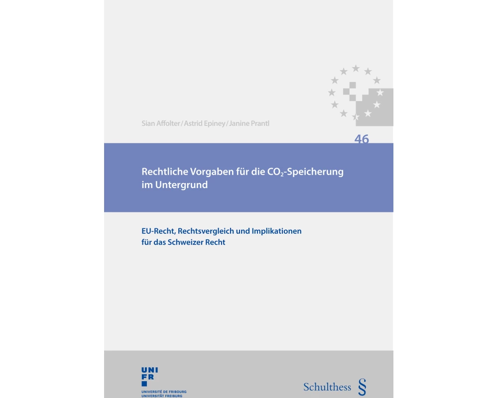 Rechtliche Vorgaben für die CO2-Speicherung im Untergrund