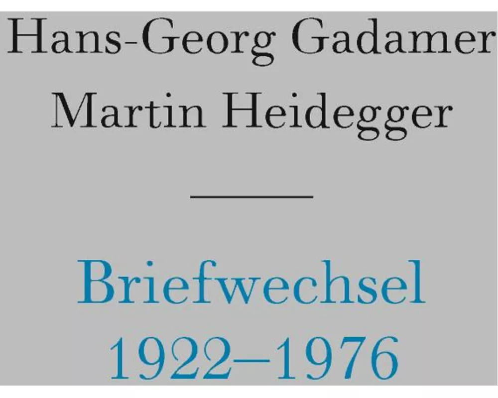 Briefwechsel 1922-1976 und andere Dokumente