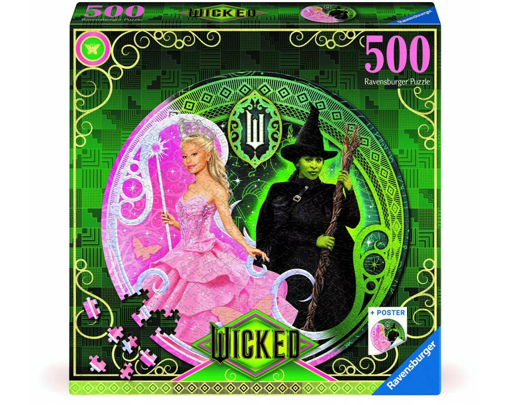 Erwachsenenpuzzle 500 Teile - Wicked - Eine Geschichte in zwei Hälften