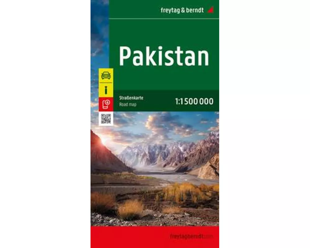 Pakistan, Autokarte 1:1.500.000, freytag & berndt