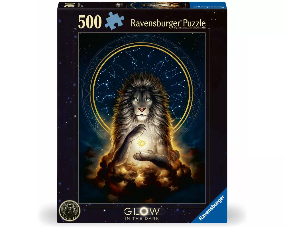 Erwachsenenpuzzle 500 Teile - Leuchtender Löwe