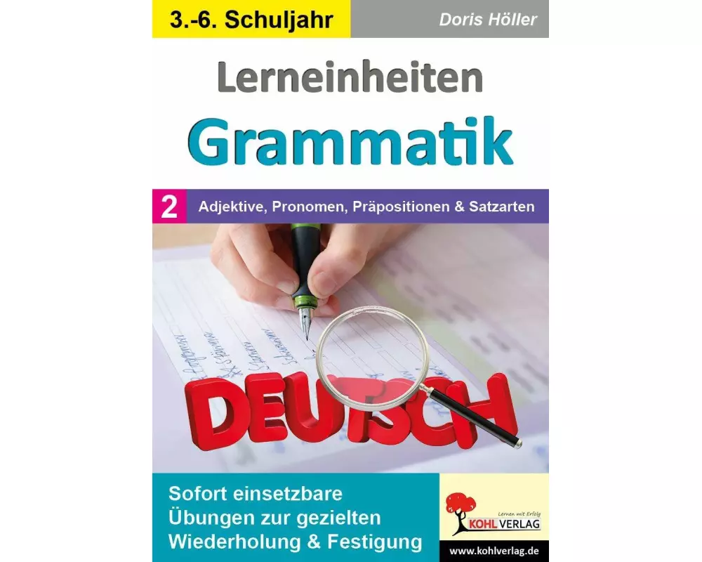 Lerneinheiten Grammatik / Band 2: Adjektive, Pronomen, Präpositionen & Satzarten