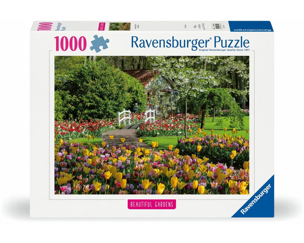 Erwachsenenpuzzle 1000 Teile - Keukenhof Gardens, Niederlande