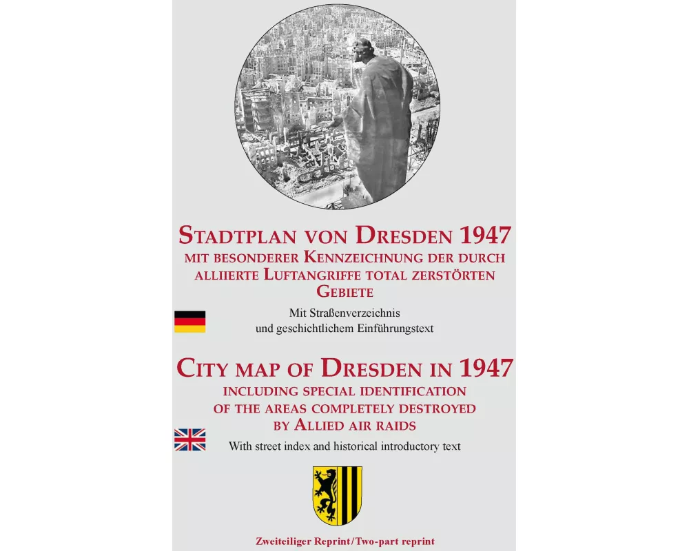 Stadtplan von Dresden 1947