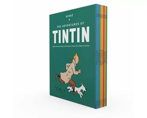 The Adventures of Tintin Paperback Collection: 8 Book Box-Set