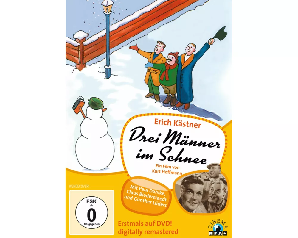 Drei Männer im Schnee