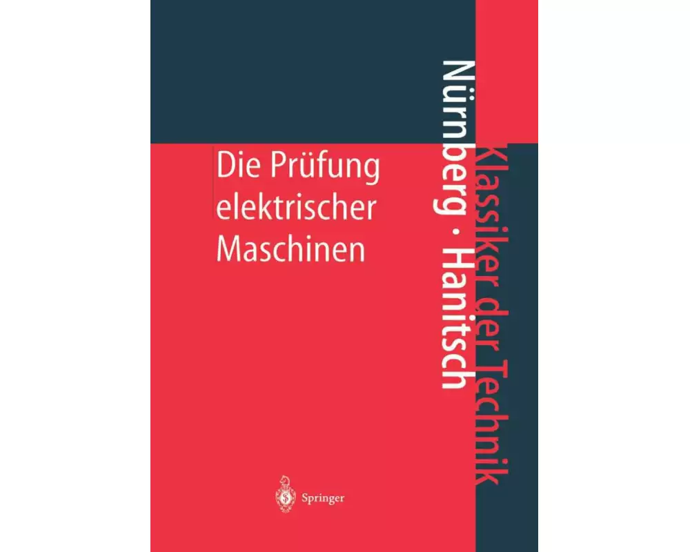 Die Prüfung elektrischer Maschinen