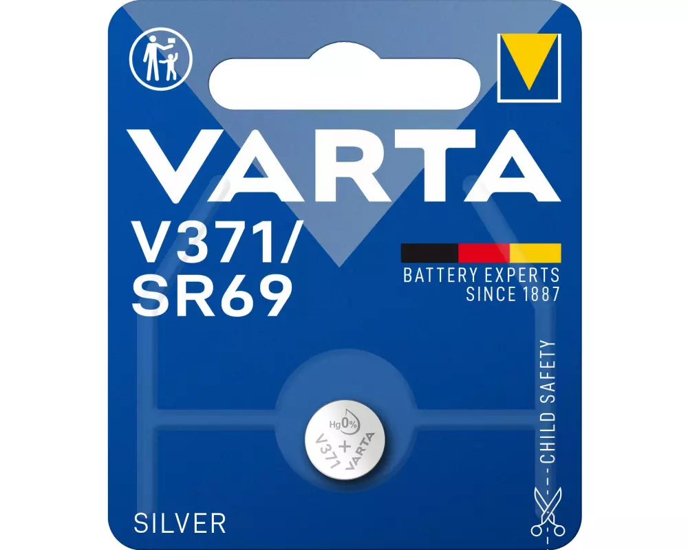 Varta Knopfzelle V371 / SR69 , 1 Stück