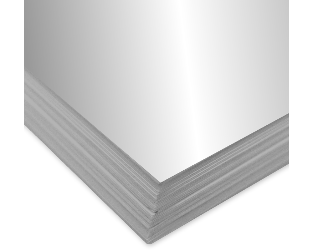 URSUS Tonzeichenpapier A4 2174689 130g, silber 100 Blatt