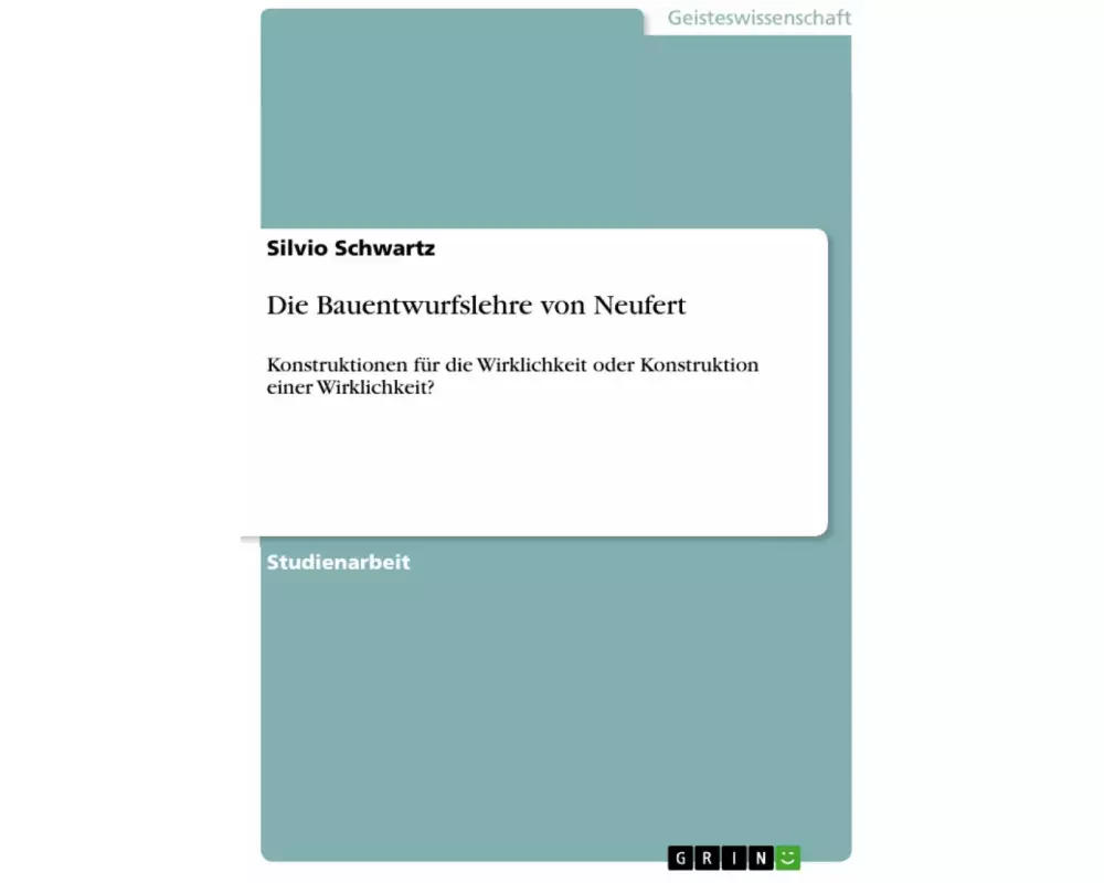 Die Bauentwurfslehre von Neufert