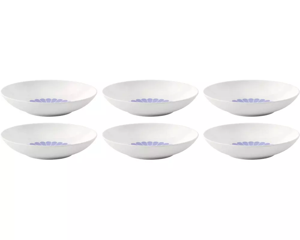 Villeroy & Boch Dessert-Schale Fleur 6 Stück, Blau