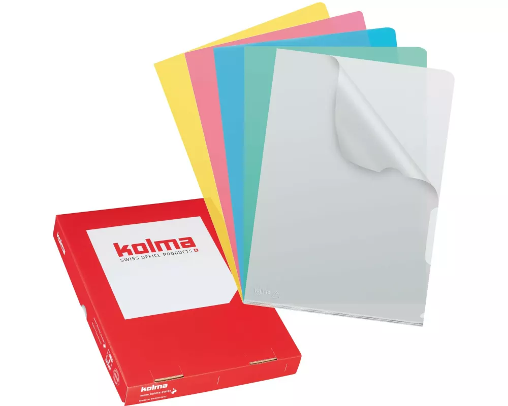 Kolma Sichthülle Visa Dossier A4 Lisse SuperStrong Sortiert
