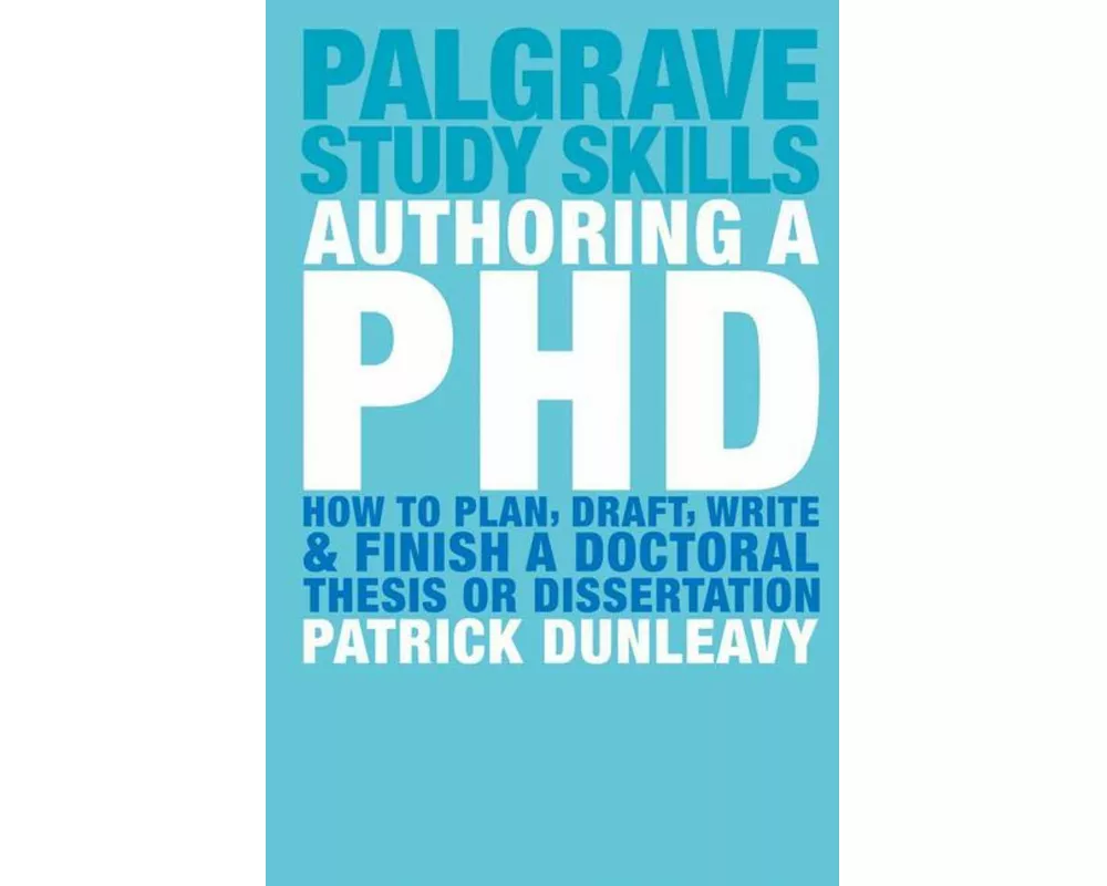 Authoring a PhD