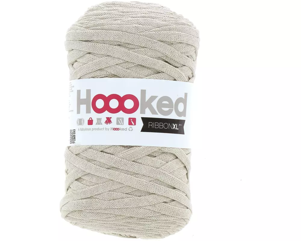 Hoooked Wolle Ribbon XL 250 g, Beige