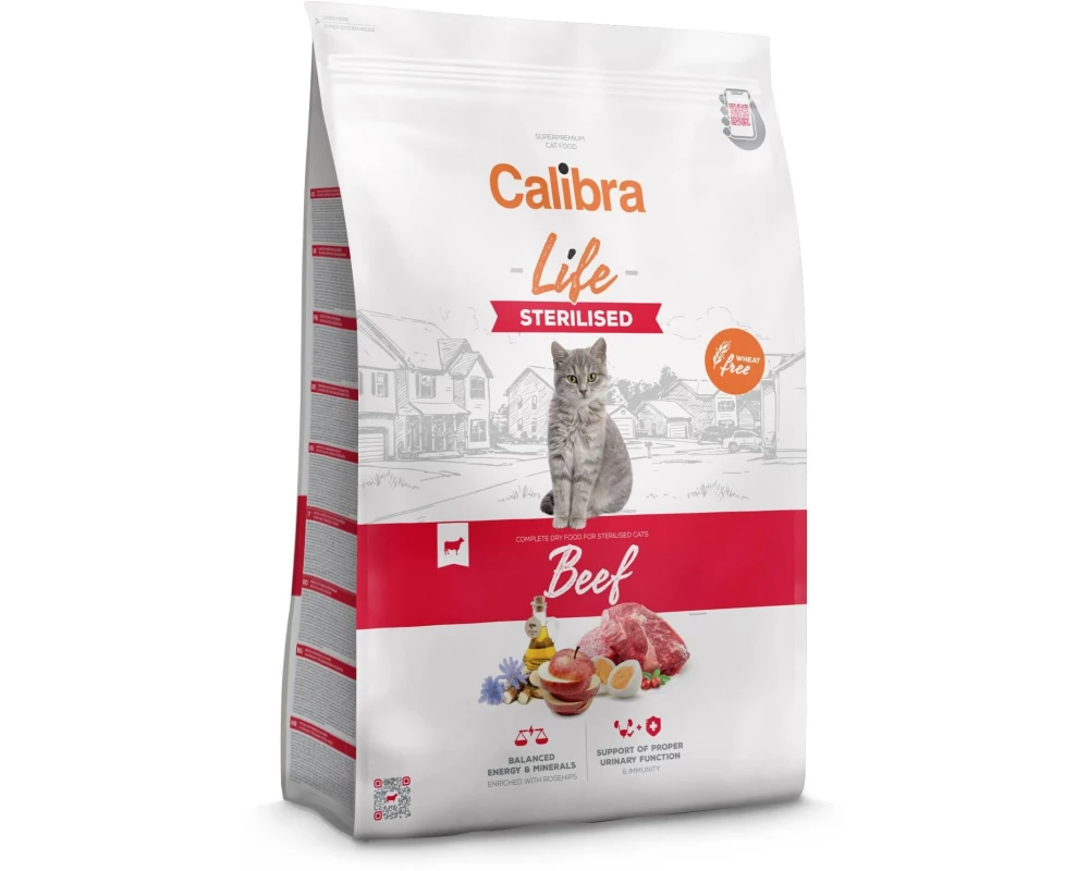 Calibra Trockenfutter Life Sterilised Rind 1.5 kg
