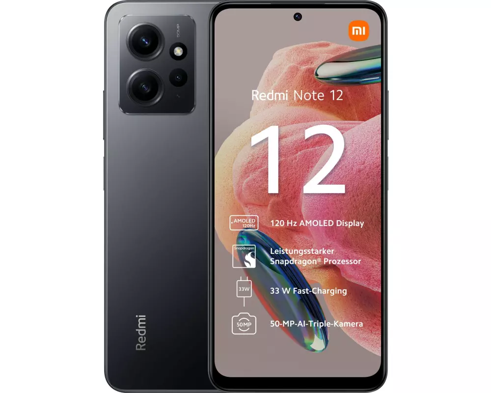 Xiaomi Redmi Note 12 128 GB Schwarz