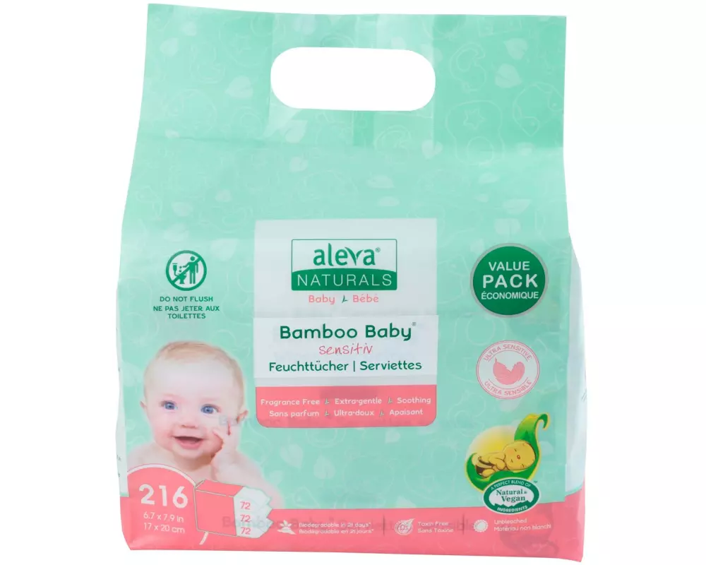 Aleva Naturals Feuchttücher Vorteilspack Sensitive