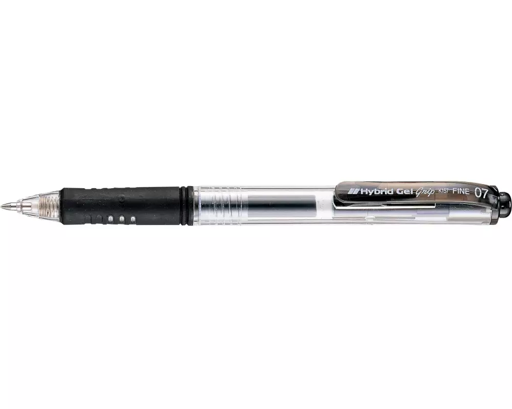 pentel Gelschreiber Hybrid Grip 0.4 mm, Schwarz