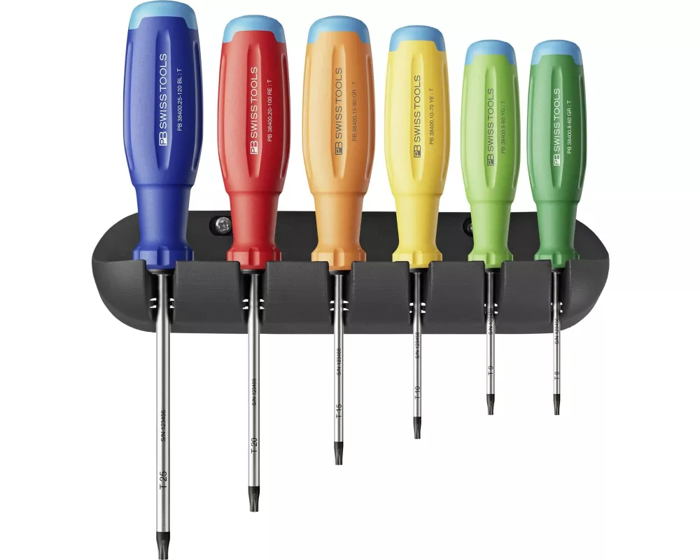 PB Swiss Tools Schraubenzieher-Set PB 38440.H RB Rainbow