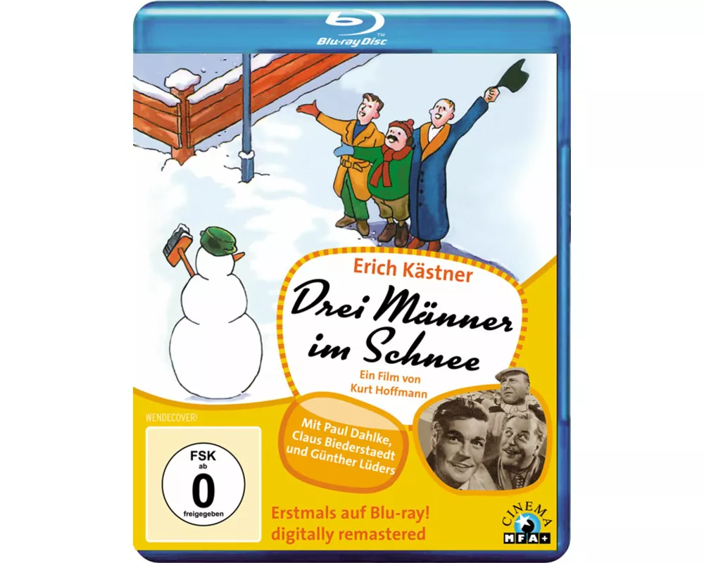 Drei Männer im Schnee