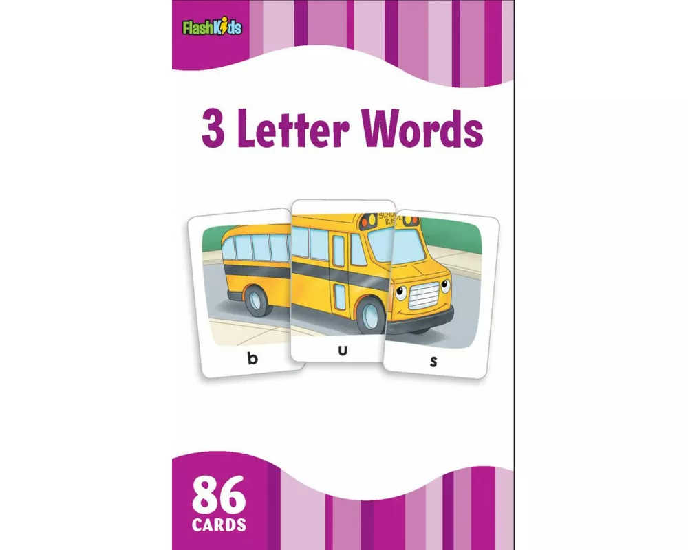 3 Letter Words (Flash Kids Flash Cards)