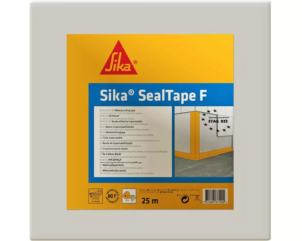 Sika SealTape F elastisch vlieskaschiert 25 m x 12 cm