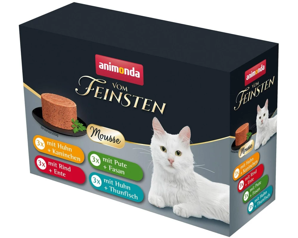 animonda Vom Feinsten ADULT Mousse-Vielfalt, 12 x 85g Adult 12 x 85 g