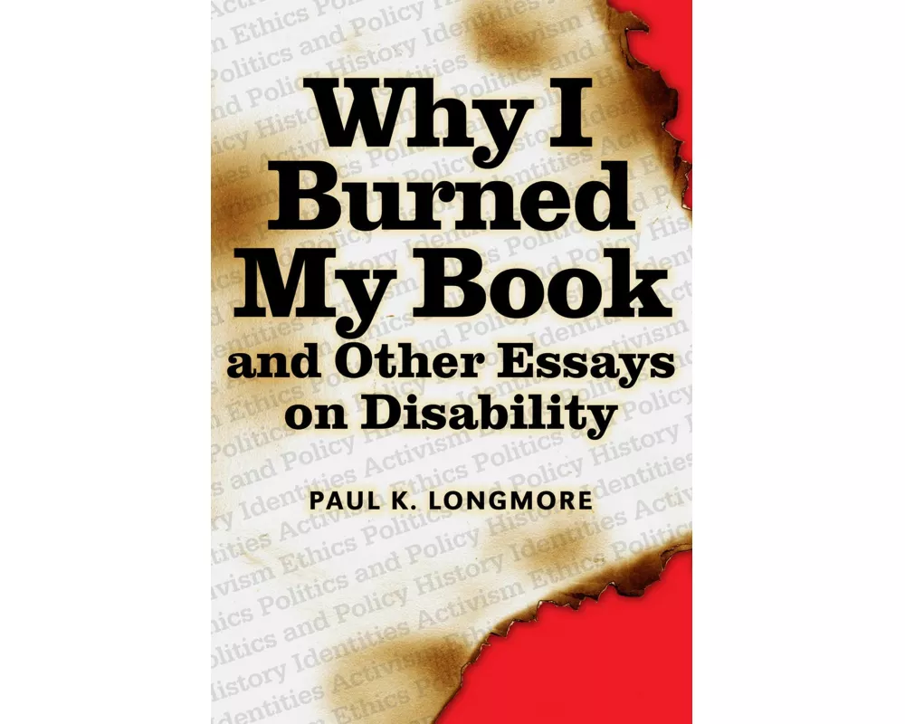 Why I Burned My Book