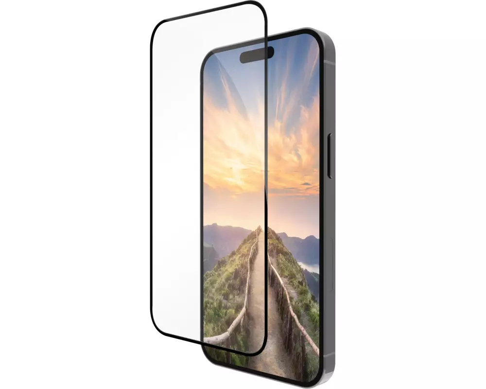 dbramante1928 Displayschutz eco-shield Black Edge iPhone 16