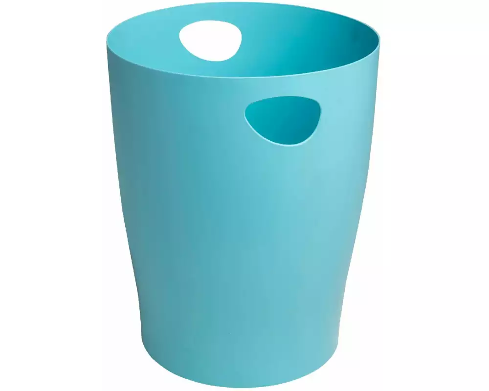 Exacompta Papierkorb Ecobin Skandi 15 L, Frostblau