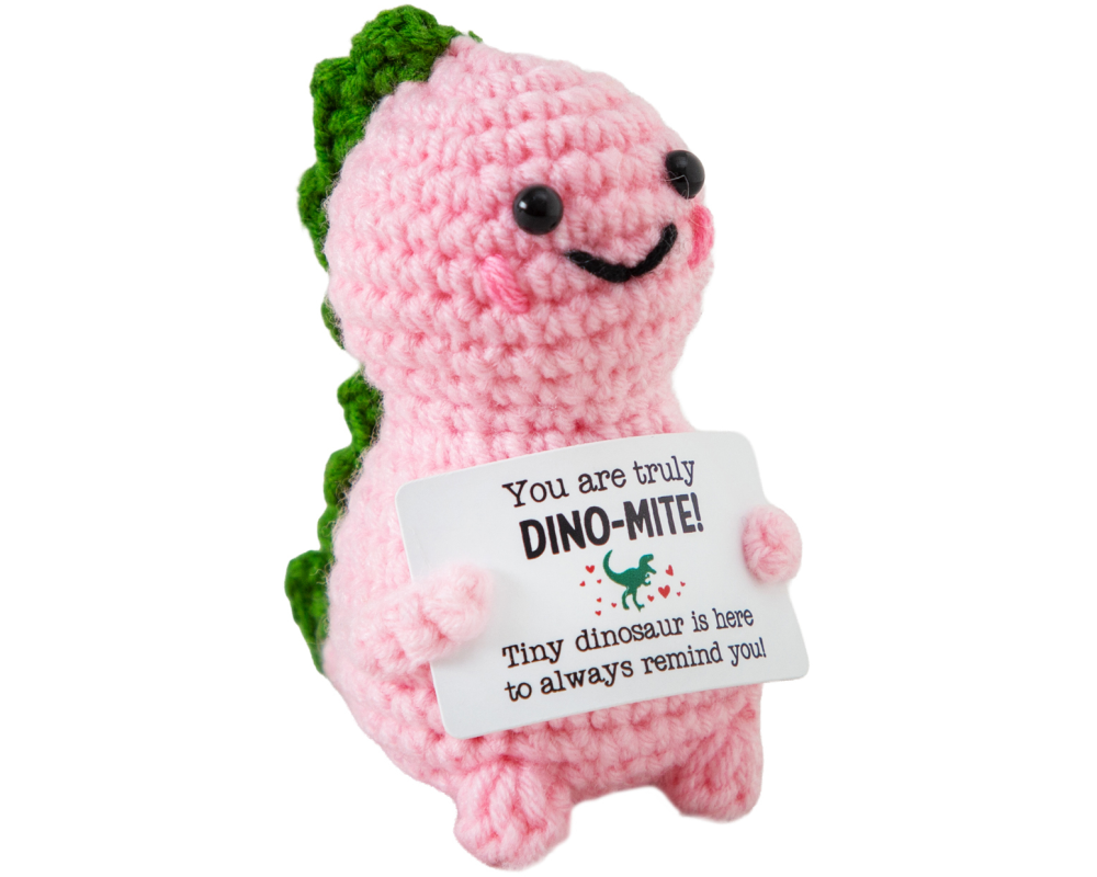 I AM CREATIVE Positive Dino 10cm 1000-2457 rosa