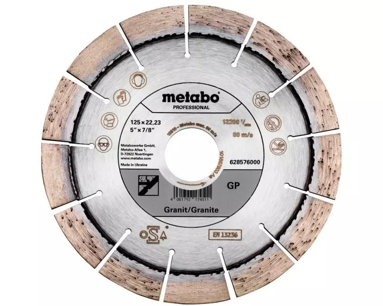 Metabo Trennscheibe GP Granit Professional Diamant 125 mm