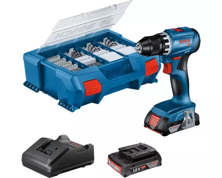 Bosch Professional Akku-Bohrschrauber GSR 18 V-45 Set