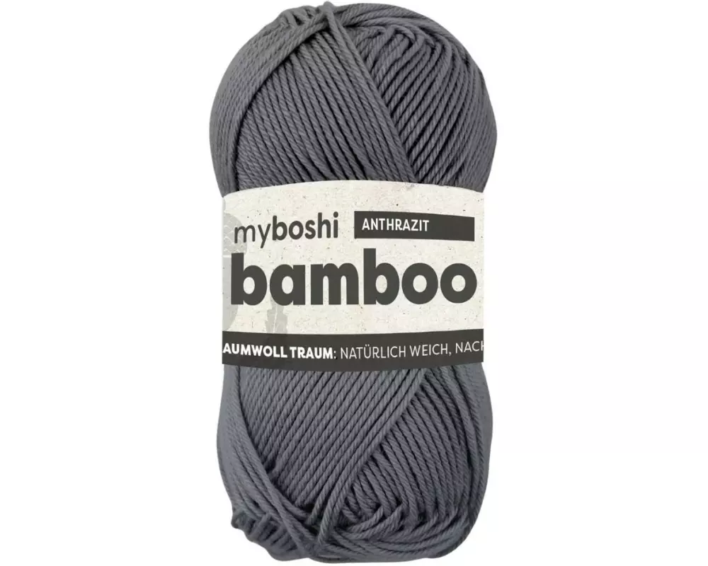 myBoshi Wolle Bamboo anthrazit