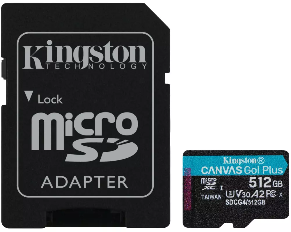 Kingston microSDXC-Karte Canvas Go! Plus 512 GB