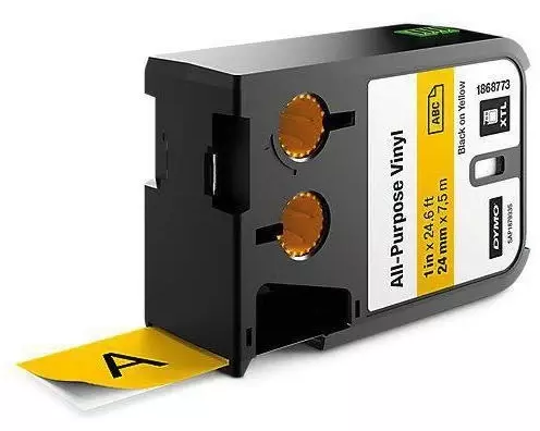 DYMO Beschriftungsband XTL Schwarz auf Gelb