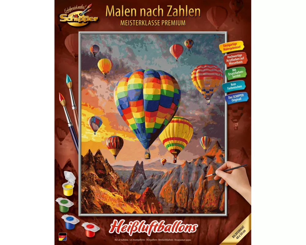 Schipper Malen nach Zahlen - Heißluftballons