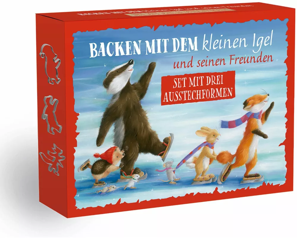 Backen mit dem kleinen Igel - Plätzchenausstecherset