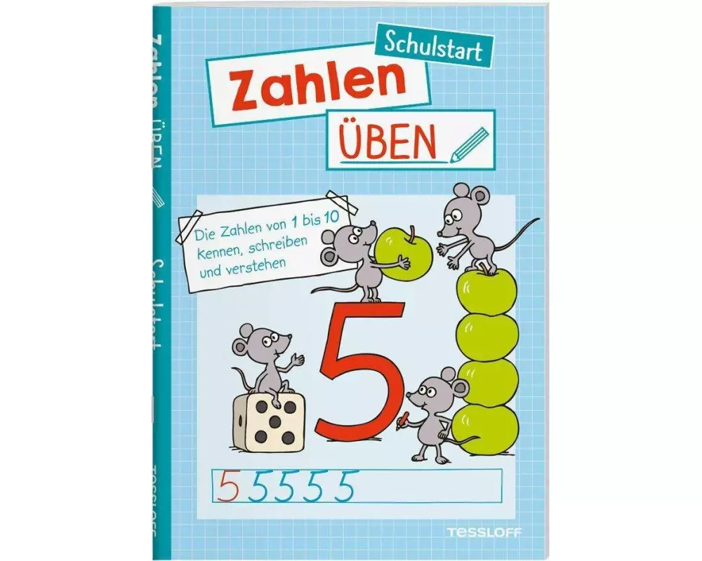 Zahlen üben. Schulstart