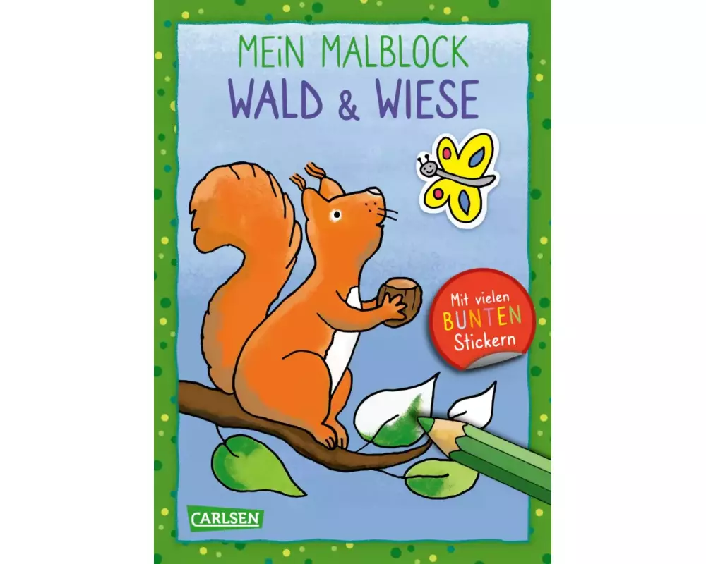 Mein Malblock: Wald und Wiese