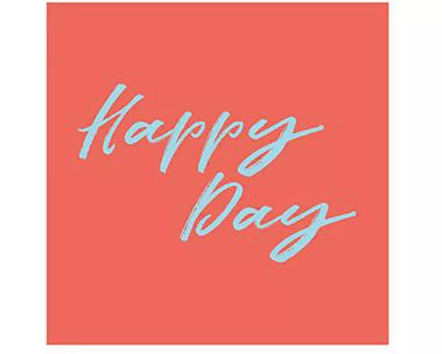 Postkarte / Happy day